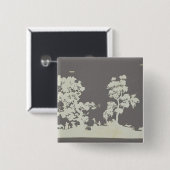 Badge Carré 5 Cm Le jour d'été (Devant & derrière)