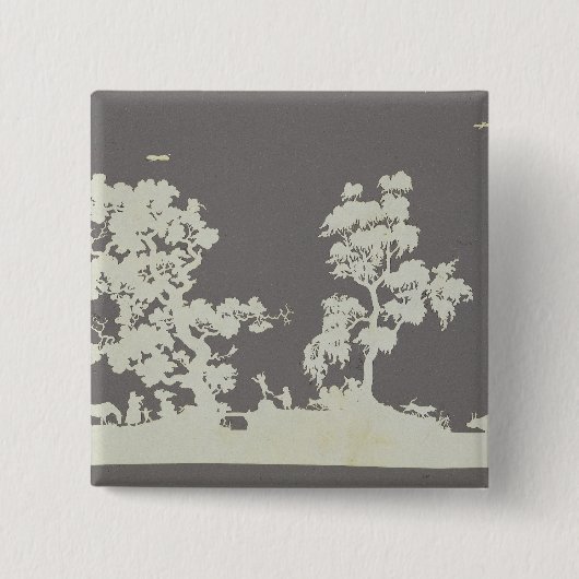 Badge Carré 5 Cm Le jour d'été (Devant)