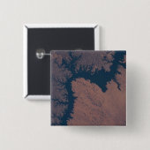 Badge Carré 5 Cm Le lac Nasser (Devant & derrière)