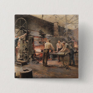 Badge Carré 5 Cm Le laminoir