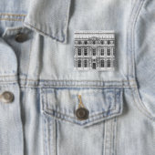 Badge Carré 5 Cm Le Louvre (En situation)