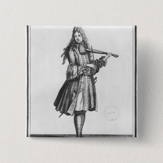 Badge Carré 5 Cm Le maître de danse (Devant)