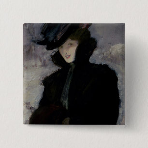 Badge Carré 5 Cm Le manteau de fourrure