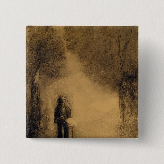 Badge Carré 5 Cm Le marcheur (Devant)