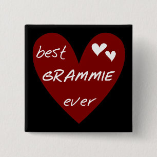 Badge Carré 5 Cm Le meilleurs T-shirts et cadeaux de Grammie de