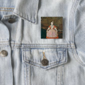 Badge Carré 5 Cm Le menuet (En situation)