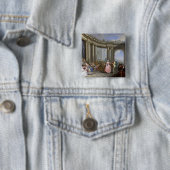 Badge Carré 5 Cm Le menuet (En situation)