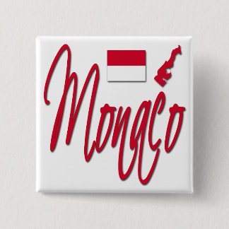 Badge Carré 5 Cm Le Monaco