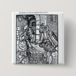 Badge Carré 5 Cm Le négociant, édité par Hartman Schopper