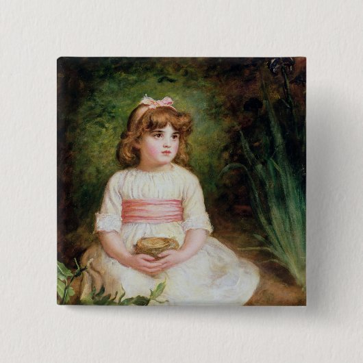 Badge Carré 5 Cm Le nid (Devant)