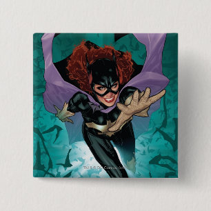 Badge Carré 5 Cm Le Nouveau 52 - Batgirl #1