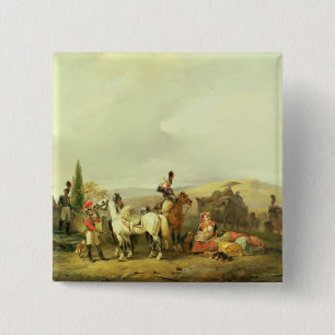 Badge Carré 5 Cm Le pain grillé