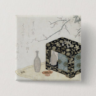 Badge Carré 5 Cm Le panier de pique-nique