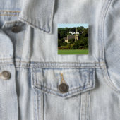 Badge Carré 5 Cm Le Pays de Galles (En situation)