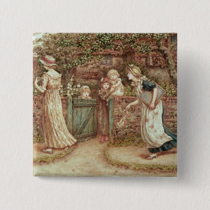 Badge Carré 5 Cm Le pendentif de Lucy a perdu sa poche