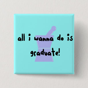 Badge Carré 5 Cm Le PharmD (étudiant de pharmacie) "veulent