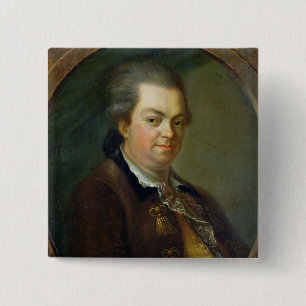 Badge Carré 5 Cm Le portrait a présumé d'être