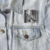 Badge Carré 5 Cm Le premier baiser de l'amour (En situation)