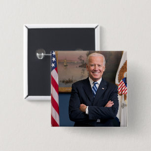Badge Carré 5 Cm Le président américain Joe Biden en tant que sénat
