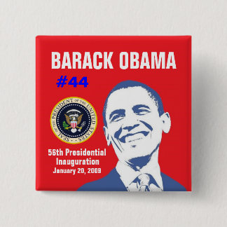 Badge Carré 5 Cm Le Président Obama