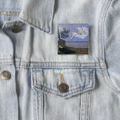 Badge Carré 5 Cm Le rêve (En situation)