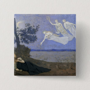 Badge Carré 5 Cm Le rêve