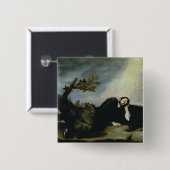 Badge Carré 5 Cm Le rêve de Jacob, 1639 (Devant & derrière)