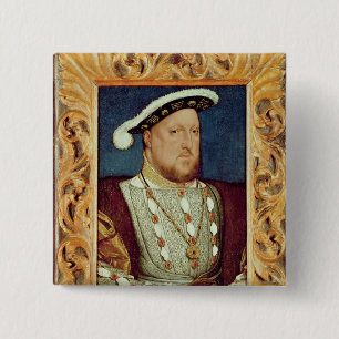 Badge Carré 5 Cm Le Roi Henry VIII