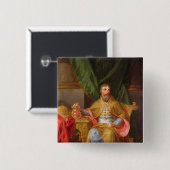 Badge Carré 5 Cm Le Roi Stephen (Devant & derrière)