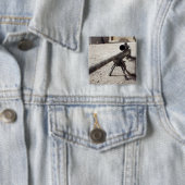 Badge Carré 5 Cm Le Schmidt & Bender M-854155 DS (En situation)