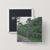 BADGE CARRÉ 5 CM LE SHIRE™ (Devant & derrière)