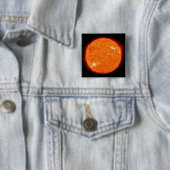 Badge Carré 5 Cm Le Soleil (En situation)