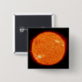 Badge Carré 5 Cm Le Soleil (Devant & derrière)
