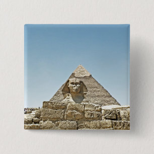 Badge Carré 5 Cm Le Sphinx