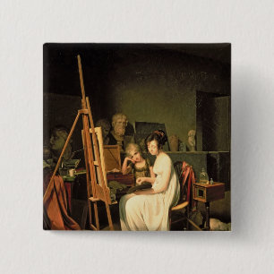 Badge Carré 5 Cm Le studio de l'artiste