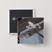 Badge Carré 5 Cm Le système robotique Dextre construit au Canada 3 (Devant & derrière)