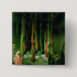Badge Carré 5 Cm Le tombeau d'Imam Hussein
