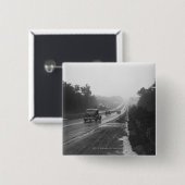 Badge Carré 5 Cm Le trafic sur la route (Devant & derrière)