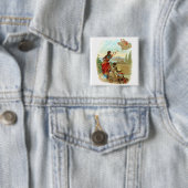 Badge Carré 5 Cm Le tronc de vol (En situation)