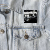 Badge Carré 5 Cm Le tru tribord de la Station spatiale internationa (En situation)