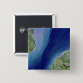 Badge Carré 5 Cm Le tunnel sous la Manche (Devant & derrière)