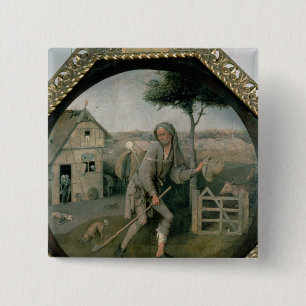 Badge Carré 5 Cm Le vagabond/fils prodigue, c.1510