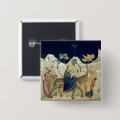 Badge Carré 5 Cm Le vol en l'Egypte 2 (Devant & derrière)