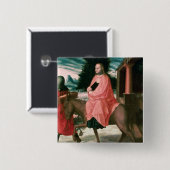 Badge Carré 5 Cm Le vol en l'Egypte 2 (Devant & derrière)