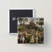 Badge Carré 5 Cm Le voyage de Moïse, c.1481-83 (Devant & derrière)