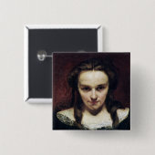 Badge Carré 5 Cm Le voyant ou, le somnambule, c.1865 (Devant & derrière)