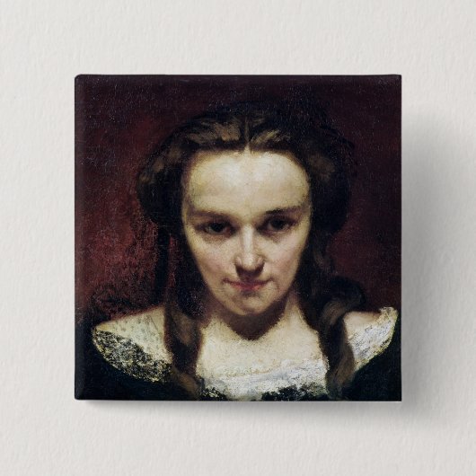 Badge Carré 5 Cm Le voyant ou, le somnambule, c.1865 (Devant)