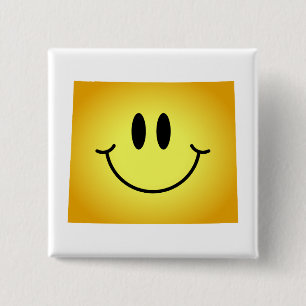 Badge Carré 5 Cm Le Wyoming font face