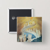 Badge Carré 5 Cm L'échelle de Jacob (Devant & derrière)