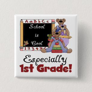 Badge Carré 5 Cm L'école est particulièrement la ?ère catégorie